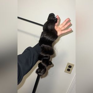 100% human hair with 100